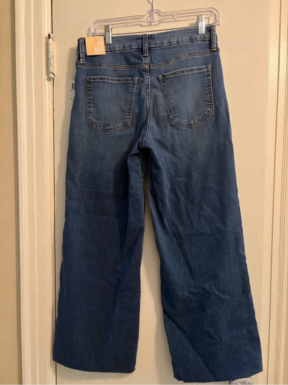 Kut from the Kloth Meg High Rise Fab Ab Wide Leg Jean Color Milestone Size 4 NWT - Picture 12 of 16